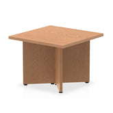 Dynamic Impulse W600 x D600 x H435mm Square Coffee Table Panel Arrowhead Leg Oak Finish - I003422 DD